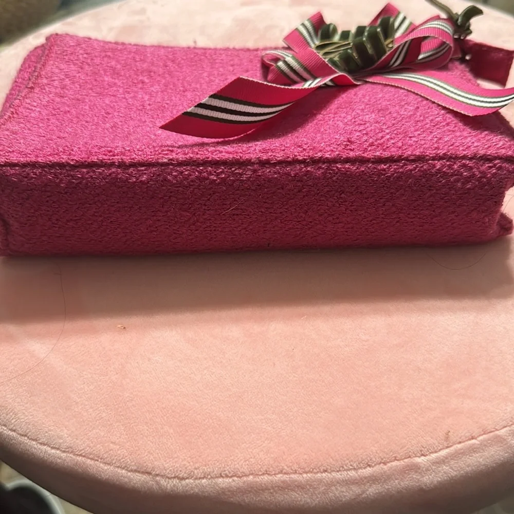 VINTAGE MAGENTA HOT PINK GOLDIE LIMITED EDITION MAKEUP‎ BAG CLUTCH